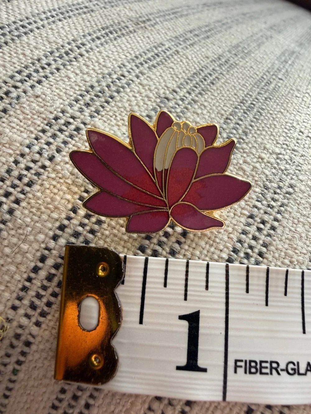Laurel Burch “Pond Lily”Enamel Stud Earrings, collectors piece.